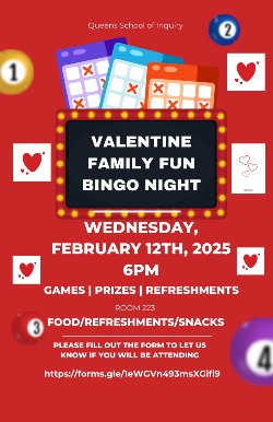 Bingo Valentine Family Fun Night